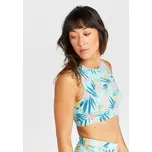 DECATHLON Dámské plavky horní díl Carla Leoplant 80D MODRÁ