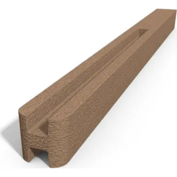 Pletivo Betonový sloupek hladký průběžný hnědý Výška (mm): 1000