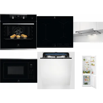 Set domácích spotřebičů ELECTROLUX KODEH70X + ELECTROLUX EIV634 + ELECTROLUX LFP326S + ELECTROLUX LMS4253TMX + ELECTROLUX EES48200L + ELECTROLUX LND5FE18S