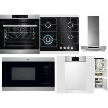 Set domácích spotřebičů AEG BPK742380M + AEG Mastery SpeedBurner HKB64420NB + AEG Mastery DBB5660HM + AEG Mastery MSB2547D-M + AEG Mastery MaxiFlex FEE73517PM + AEG TSC6M181ES