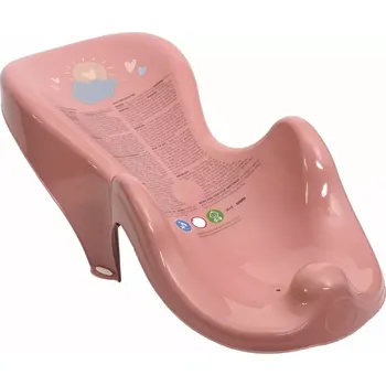 Lehátko do vany Lehátko do vaničky plastové Meteo Tega Baby růžové
