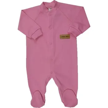 Kojenecký overall Overal na spaní jednobarevný růžový Autex Baby velikost 86