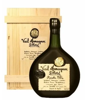 Brandy Armagnac Delord 1984 40 % 0,7 l dřevěný box