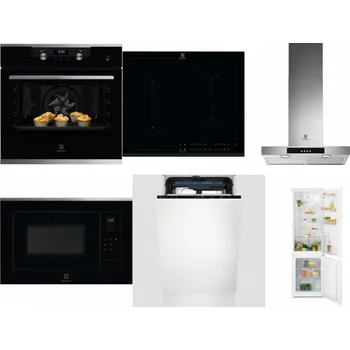 Set domácích spotřebičů ELECTROLUX KODEH70X + ELECTROLUX EIV634 + ELECTROLUX LFT426X + ELECTROLUX LMS4253TMX + ELECTROLUX EEM23100L + ELECTROLUX LND5FE18S