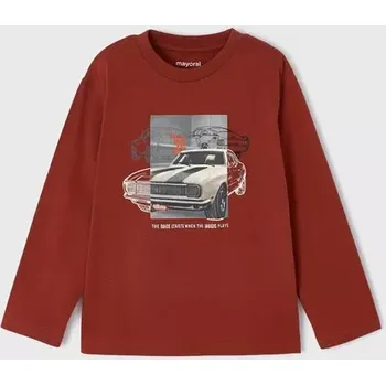 Chlapecké tričko Chlapecké triko s rychlými auty s dlouhým rukávem Mayoral 4010-47 velikost 110