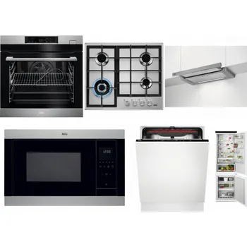 Set domácích spotřebičů AEG BSK782380M + AEG Mastery StepPower HGB64420SM + AEG DPE5660M + AEG Mastery MSB2547D-M + AEG Mastery MaxiFlex FSB53927Z + AEG TSC6M181ES