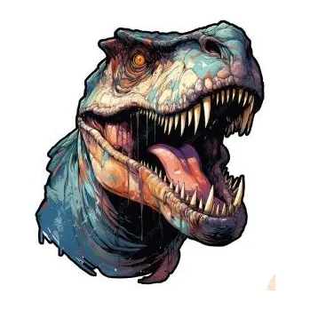 Puzzle Dřevěné puzzle - Dinosaurus 03, A4