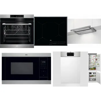 Set domácích spotřebičů AEG BPK742380M + AEG Mastery SenseFry IAE64431FB + AEG DPE5660M + AEG Mastery MSB2547D-M + AEG Mastery MaxiFlex FEE73517PM + AEG TSC6M181ES
