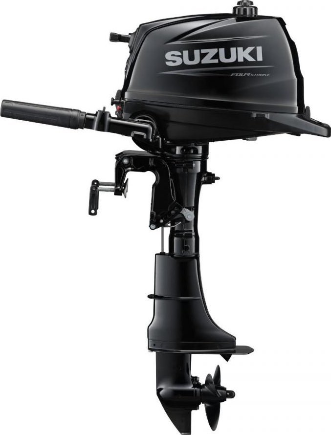 Lodní motor Suzuki DF 5 Hp Varianta 14: AS,krátká noha,interní nádrž, ruční řízení,