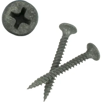 Šroub Šroub do sádrokartonu TN FINE 3,5 × 35mm – zápustná hlava, fosfát černý, bal. 1000ks