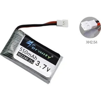 Akumulátor 3.7V 550mAh baterie Drone pro JXD 523 RC Quadcopter 802540 902240