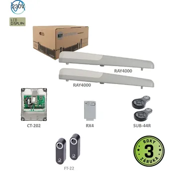 Pohon brány RAYKIT pro dvoukřídlovou bránu do 4m/křídlo