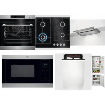 Set domácích spotřebičů AEG BSK782380M + AEG Mastery SpeedBurner HKB64420NB + AEG DPE5660M + AEG Mastery MSB2547D-M + AEG Mastery MaxiFlex FSE73507P + AEG TSC6M181ES