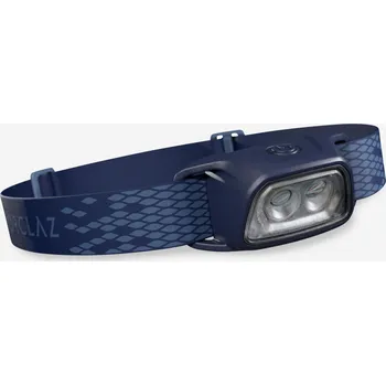Čelovka FORCLAZ Dobíjecí čelovka HL 100 USB 120 lumenů MODRÁ|ŠEDÁ