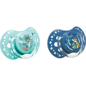 LOVI Dudlík silikonový dynamický FOLKY 0-3m 2ks boy