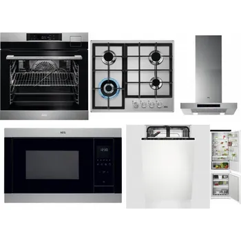 Set domácích spotřebičů AEG BSK792380M + AEG Mastery StepPower HGB64420SM + AEG Mastery DBB5660HM + AEG Mastery MSB2547D-M + AEG Mastery GlassCare FSE73407P + AEG TSC6M181ES