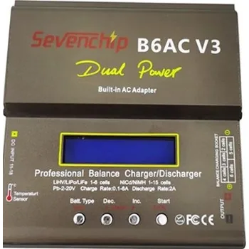 Nabíječka baterií Nová 80W B6AC V3 Inteligentní digitální balanční nabíječka pro RC modely Re-peak NiMH NiCD LiHV NiCd PB Li-ion