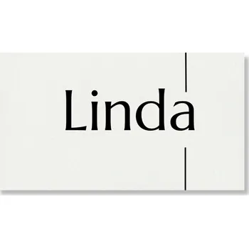 Party nádobí Personal Jmenovka na stůl - Simple Zvolte množství: od 11 ks do 30 ks