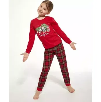 Chlapecké pyžamo Dívčí pyžamo Cornette Kids 594/159 Family Time velikost 86/92