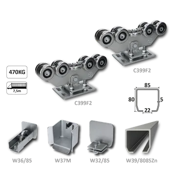 INTERMEDIO samonos do 470 kg/7,5 m, profil 80 x 85 x 5 mm