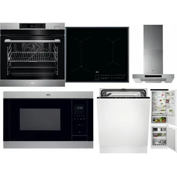 Set domácích spotřebičů AEG BSK782380M + AEG Mastery SenseFry IAE64431FB + AEG Mastery DBB5660HM + AEG Mastery MSB2547D-M + AEG FSK73607Z + AEG TSC6M181ES