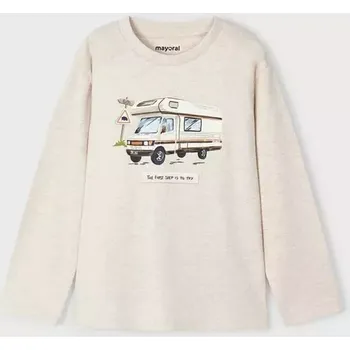 Chlapecké tričko Triko Mayoral dlouhý rukáv obytný vůz 4023-62 Pampa velikost 116