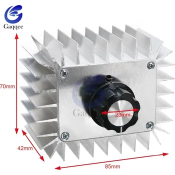 vypínač AC 220V 5000W SCR Voltage Regulator Moror Speed Controller Stmívač Stmívač Termostat