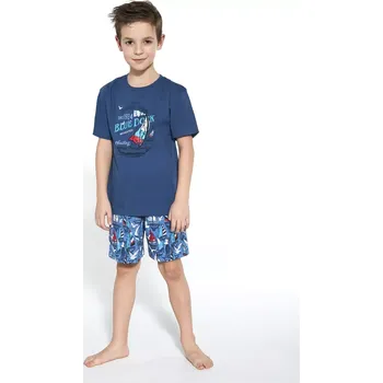 Chlapecké pyžamo Chlapecké pyžamo Cornette Kids Blue Dock 789/96