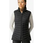 FORCLAZ Dámská turistická péřová vesta MT 100 XL ČERNÁ|ŠEDÁ