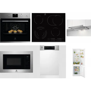Set domácích spotřebičů ELECTROLUX KODGH70TX + ELECTROLUX EHF6547FXK + ELECTROLUX LFP326S + ELECTROLUX EMS4253TEX + ELECTROLUX EEM43300IX + ELECTROLUX LND5FE18S