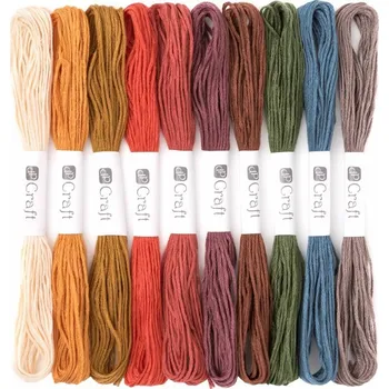 DP Craft EMBROIDERY FLOSS 8 M, 10 PCS, VINTAGE