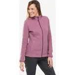 QUECHUA Dámská turistická mikina NH 150 XL FIALOVÁ