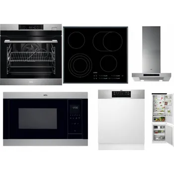 Set domácích spotřebičů AEG BSK782380M + AEG Mastery DirectTouch HK654070FB + AEG Mastery DBB5660HM + AEG Mastery MSB2547D-M + AEG FEE72706PM + AEG TSC6M181ES