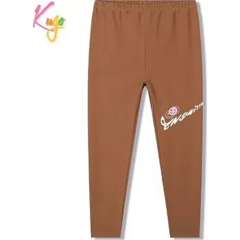 Dívčí legíny Dívčí legíny Kugo SH3503, hnědé