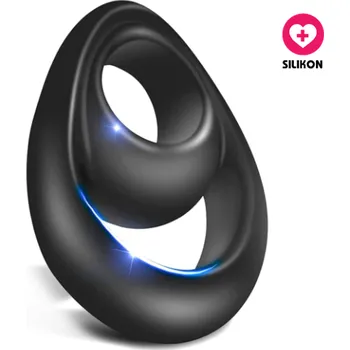 VšeNaSex.cz Silikonový erekční kroužek Double Longer Lasting Erection