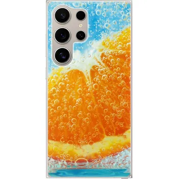 Pouzdro na mobilní telefon Odolné silikonové pouzdro iSaprio - Orange Water - Samsung Galaxy S24 Ultra