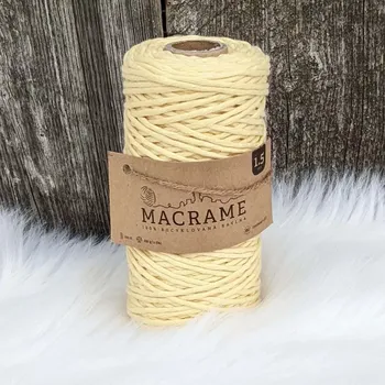 Příze Velká vlna Macrame 1,5mm Petrklíč (Špagát na macrame Prvosienka)