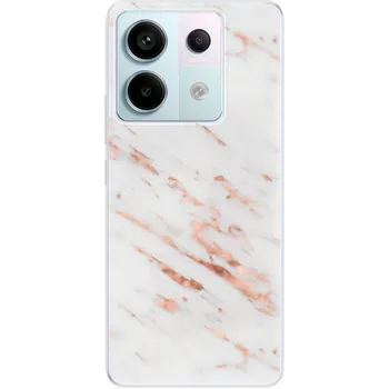 Pouzdro na mobilní telefon Odolné silikonové pouzdro iSaprio - Rose Gold Marble - Xiaomi Redmi Note 13 Pro 5G / Poco X6 5G