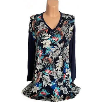 Tunika triko ZOREM, Barva Modrá, Velikost XXL 48, Materiál 96% Viskoza 4% Lycra