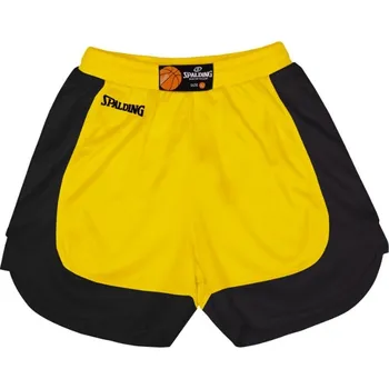 Pánské kraťasy Šortky Spalding Hustle Shorts 40221108-yellowblack Velikost M