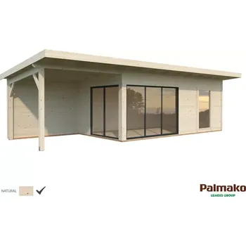 Zahradní domek Zahradní domek Palmako ANDREA 17,1+7,9 m2 SLIDE PLUS (Rozměr: 898x300 cm, tl.44 mm)