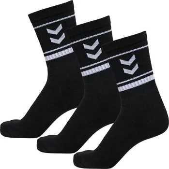 Oblečení a móda Ponožky Hummel HMLSTRIPE CREW 3-PACK SOCKS 222935-2001 Velikost 46/48