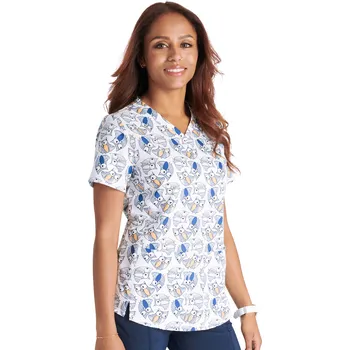 Dámská halenka Dámská halenka s potiskem soviček Cherokee CK703 OWTN Velikost: XS