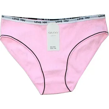 Kalhotky do boků žebrové LOVE YOU pro ženy a dívky 6497 růžové 602/85