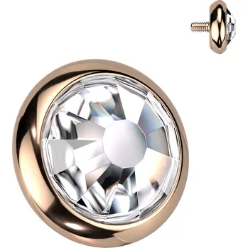 Piercing Šperky4U Náhradní kamínek TITAN, závit 1,2 mm - TIT1076RDC