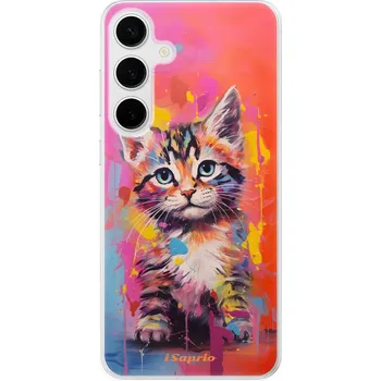 Pouzdro na mobilní telefon Odolné silikonové pouzdro iSaprio - Kitten - Samsung Galaxy S24+