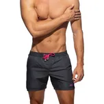 Plavky Addicted ADS073 Basic Addicted Swim Long Short tmavě šedé XL, pánské plavky