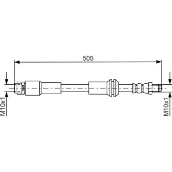 Brzdová hadice Brzdová hadice BOSCH 1 987 481 675