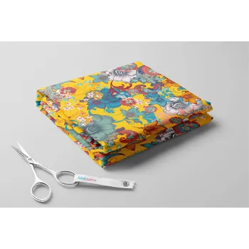 Softshell s beránkem, Havajské květy Barva: Žlutá