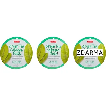 Pleťová maska Purederm Kolagenová buničitá maska se zeleným čajem 2+1 ZDARMA, 3 ks